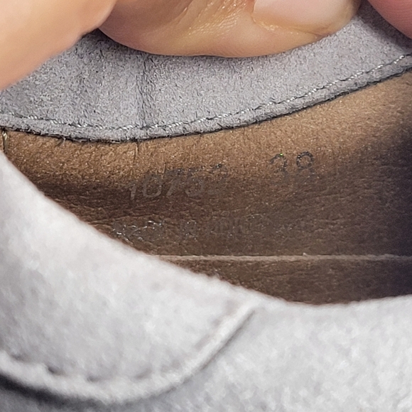 Novacas Made in Portugal Platform Women's Sneakers size 38 Grey Suede Shoelace - Picture 3 of 8